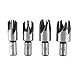 4Pcs Carbon Steel Wood Work Plug Cutter Cutting Power Woodworking Hole Saw Tool Claw Wood Plug Tenon Drill Bit Set DIY 6/8/10/13mm