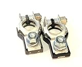 Combo Pack!! GENUINE NEW OEM Toyota 9098205035 & 9098206022 Positive and Negative Terminal Assemblies - 1 Each wi Nut