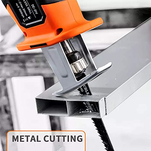 12-V-Akku-Gartenschnitt-Säge, tragbare elektrische Säbelsäge mit 2 Packungen mit 2,0-Ah-Batterien und 6-Psc-Klinge… – Bild 7