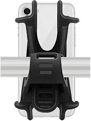 YENVINE Phone Mount for Smartphones: Motorcycle, Bicycle Holder. Mountain Bike Stand. Accessories, Black, 18.75 cubic inches - Image 3