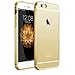 iPhone 5C Case, Silverback(TM) Luxury Metal Air Aluminum Bumper Detachable + Mirror Hard Back Case 2 in 1 Cover Ultra-Thin Frame for Apple iPhone 5C -Gold