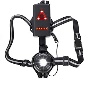 Westlight Looplicht, oplaadbare USB led looplamp sport, waterdicht, lichtgewicht lamp voor hardlopen, 500 lumen…