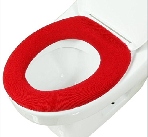Gullor Soft and Warm Thicken Toilet Seats Covers - Red