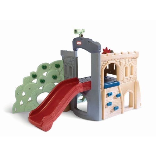 Little Tikes Rock Climber and Slide with red slide