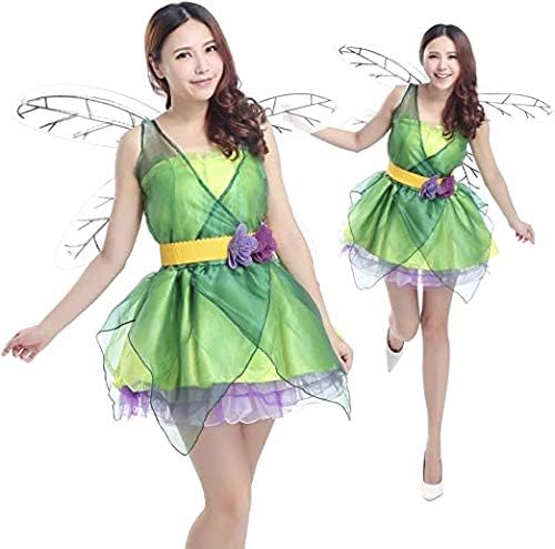 Amazon Co Jp パーティーフリークgo Go ティンカー 妖精 4点セット ワンピース ベルト 羽 パニエ A330 ホーム キッチン