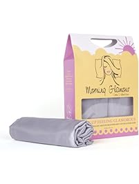 Morning Glamour 2-Pack Signature Box Pillowcases, Silver