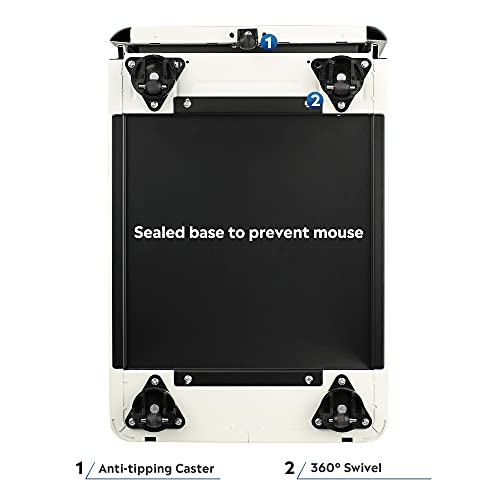 DEVAISE 3Drawer Slim Vertical File Fully Assembled Except Casters, Legal/Letter Size