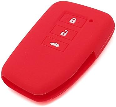 Fassport Silicone Cover Skin Jacket fit for LEXUS Smart Remote Key CV4450 Red
