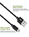 COCOFU (3Pack) Micro USB Cable, 3/6/10FT Extra Long Nylon Braided Universal Micro USB Charger High Speed Sync&Charge Cord Wire for Android, Samsung, HTC, Motorola,Sony,LG,Tablet and More (Black)