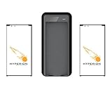 Samsung Galaxy Note 4 Replacement Battery. Hyperion Dual Replacement (2x) 3220mAh Battery + Complimentary Charger for Samsung Galaxy Note 4 / IV Cell Phone (Fits all Samsung Galaxy Note 4 [SM-N910 &SM-N915] US and International models and carriers)2 Year NO HASSLE Warranty - 2 Batteries & Charger