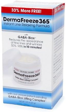 Dermafreeze365 Instant Line Relaxing Formula, 1.33-Ounce Box (Pack of 3)