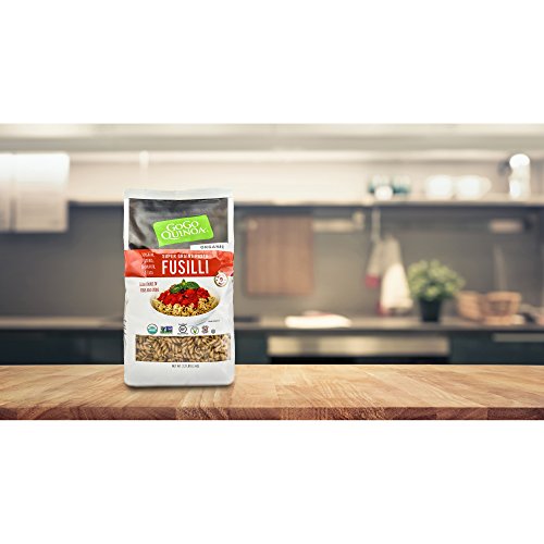 GoGo Quinoa Organic Supergrains Fusilli Pasta, Vegan, Gluten Free Dry Pasta, 35.2 oz x 2 - Thumbnail 2