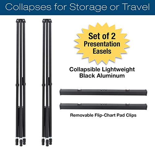 Excello Global Products Aluminum FlipChart Presentation Easel Stand 2