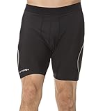 AeroSkin Dry Mens Compression Workout and Running Short with 9