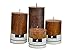Marigold Stores Decorative Aromatic Coffee Scented Candles/Pillar Candles/Candle Set Size 4.5″X2″, 3.5″X2″, 3″X 2″ and 2″X2″. – Set of 4thumb 2