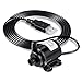 ECEEN Water Pump 43GPH Micro Brushless Motor & Amphibious Submersible Pumps USB DC Powered Supply for Aquarium Fish Tank Fountain Pond and More