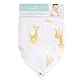aden by aden + anais bandana bib 2 pack, safari babes- giraffe/zebra