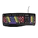 AbleNet LessonBoard 12000029 USB Wired Connection Standard-Size Computer Keyboard with Color-Coded Keys and PS/2 Adapter Included for Training and Practice Touch Typing from an Early Age