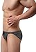 Amilia Men's Swimming Brief Bikini Shorts Swimsuit 3-Pack