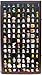100 Thimble Display Case Wall Cabinet Holder Shadow Box with Real Glass Door and Felt Interior Background-Mahogany Finish TC100-MAH