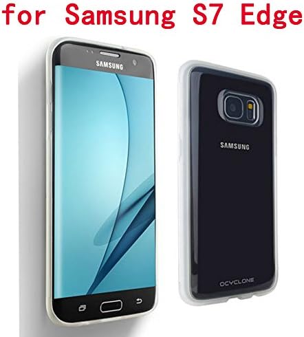 Anti Gravity Phone Case for Samsung Galaxy S7 Edge, Magical Nano Sticky Can Stick to Glass, Mirrors, Whiteboards, Metal, Kitchen Cabinets or Tile, and Most Smooth, Flat Surfaces– Clear, 5.5"