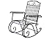 International Caravan Iron Scroll Patio Rocker