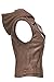 Luna Flower Women's Faux Pu Leather Zip up Moto Biker Bomber Hoodie Jackets