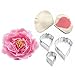 AK ART KITCHENWARE Peony Flower Tool Kit Sugar Flower Silicone Veiner Baking Mold Stainless Steel Cookie Cutter A358&VM066