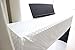 Clairevoire Premium 88-Key Keyboard Cover for Digital Piano Yamaha P115 | [52.36 X 11.8 inches & below] | Anti-Dust/Scratch | Book-stand opening | Easy side-foldover (pearl white)