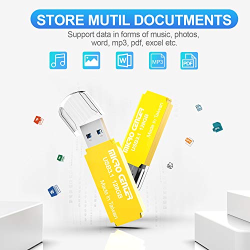 Micro Center Pro 128GB USB 3.1 Gen1 Flash Drive Faster USB Stick