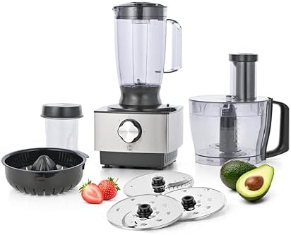 ALSAIF 800W Electric Food Processor with a Bowl, Blender