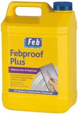 Feb Febproof Plus Waterproofer & Plasticiser 5L