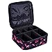 Goriest Makeup Bag ,Cosmetic Bags travel Makeup Train Case Travel Portable Handbag Storage Bag Large Organizer with Adjustable Dividers
