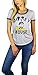 Disney Womens Mickey Mouse Burnout Ringer Tee