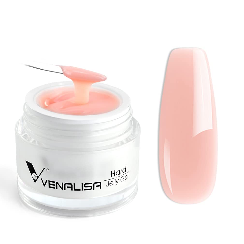 VENALISA brown pink builder nail gel, 50 g, builder gel nail extension gel kit, nail art, manicure, UV nail polish for nails, repair reinforcement extension