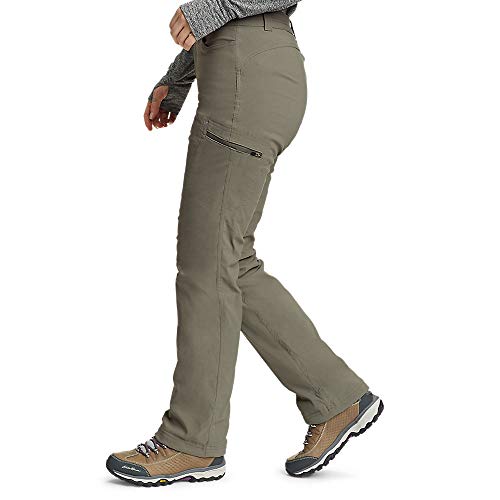 Eddie Bauer Women's Rainier Lined Pants, Sprig, 6, Hiking Pants