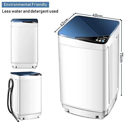 SAFEPLUS Portable Clothes Washing Machines,Automatic Small Washer and