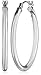 14k White Gold Hoop Earrings, 1