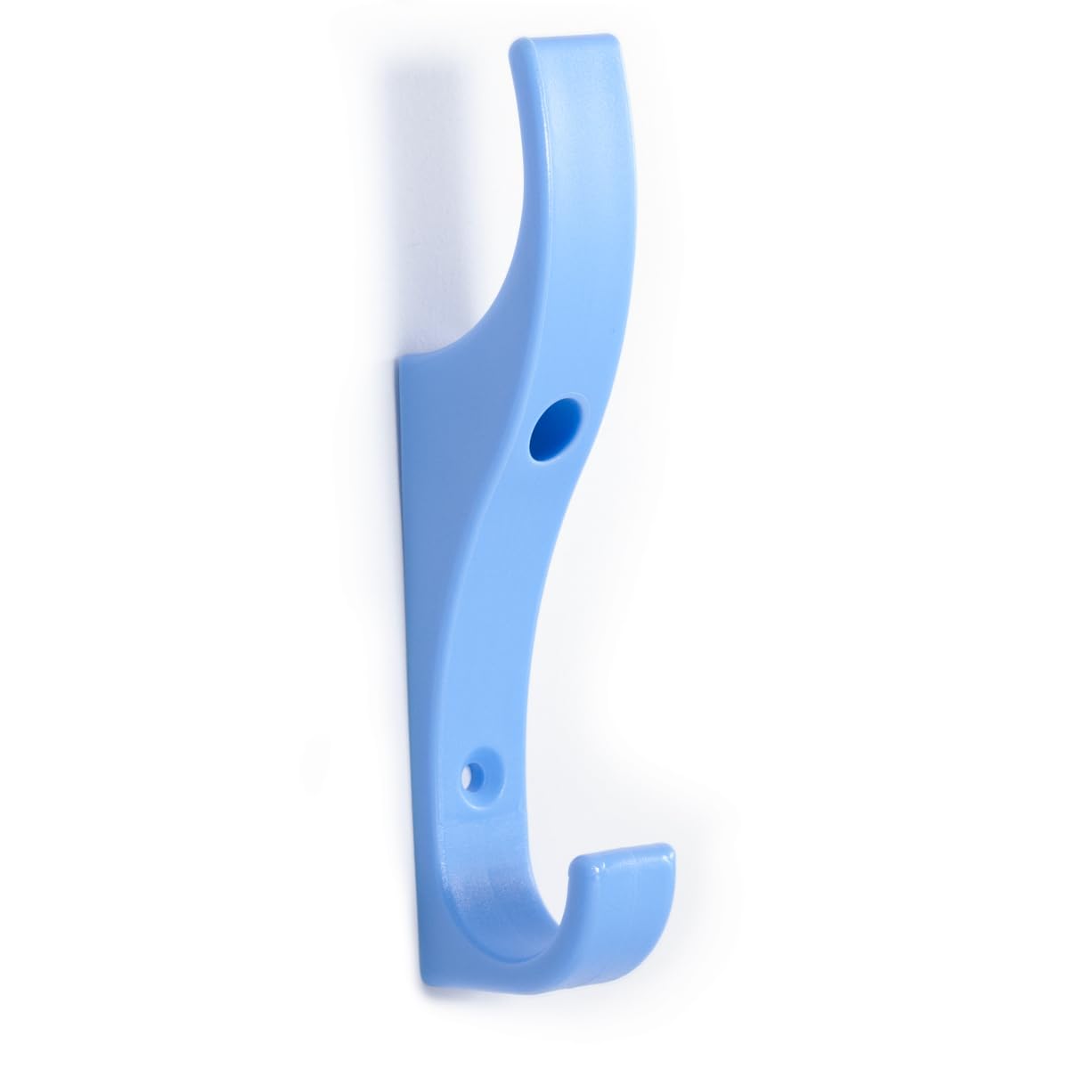 Toughook Unbreakable Plastic Safety Coat Hooks 10 Pack Powder (Blue) — image 1