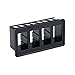 True Mods 4-Slot Rocker Switch Panel Housing Kit [Industry Standard Fit] [Heavy Duty] [Expandable Design] [Professional Look] Automotive Mount Rocker Switch Holder