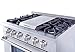 Thor Kitchen HRG3617U Gas Range, 36 in, Stainless Steel