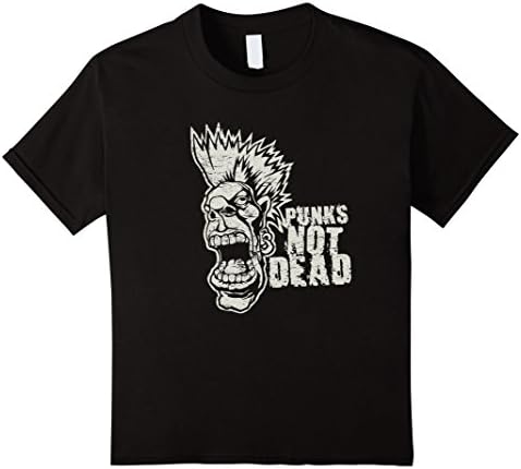 Kids Punk T-Shirt Vintage Rock Band Heavy Metal 70s 80s Music Tee 12 Black