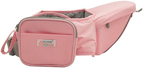 Baby Hip Seat Lightweight Infant Seat Carrier Front Facing Baby Carrier for All Season Seat Carriers for Newborn Baby 0-3 Years - Pink