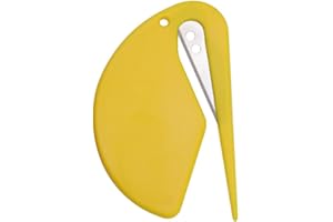 2Pcs Letter Opener Envelope Slitter , Mail Opener Plastic Letter Opener Cutting Supplies Papers Cutter for Office , Home , Tr