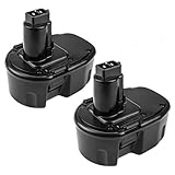 [Upgraded to 3600mAh] 3.6Ah Ni-Mh Replacement for Dewalt 14.4V Battery XRP DC9091 DW9091 DW9094 DE9091 Cordless Power Tool 2 Pack
