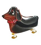 KINGMYS® My Own Pet Balloons Walking Animal Balloon Pets Air Walkers, Eco Balloon! Huge Balloon! Many Styles! (black dog)