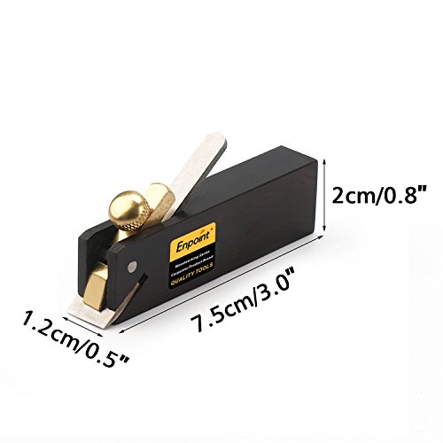 Small Hand Plane, 1/2 inch Blade Width EnPoint Mini Hand Planer Craftsman Portable Woodworking Planer for Carpenter Woodcarver Joinery Woodcraft Guitar Violin Viola Cello Music Instrument