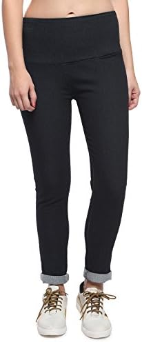 Danbro Women's High Waist Broad Belt Light Blue Jeans