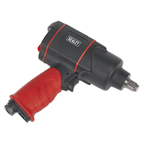 Sealey Gsa6006 Composite Air Impact Wrench 1/2Sq Drive Twin Hammer, White - Image 3