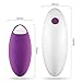 ROWAWA Bullet Vibrator Sex Toys for Women Multi-Speed Egg Vibrator Waterproof Adult Toys Remote Vibrator (Purple)